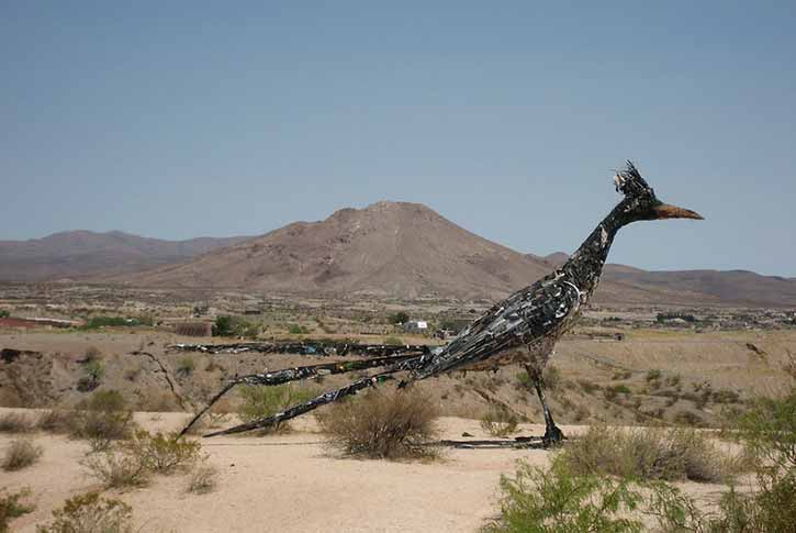 Recycled Road Runner Sculpture1